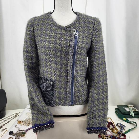 Custo Barcelona Dragonfly Jacket sz 37 - US sm - Picture 9 of 10